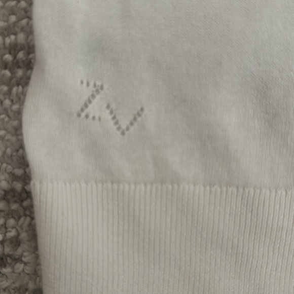 Zadig & Voltaire Knit Crewneck Sweater with silver Skull. 100% cotton .Size M. - Picture 7 of 10